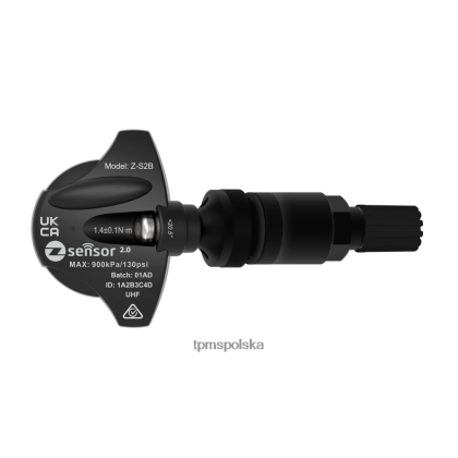 TPMS Polska mazda oe zamiennik czujnika tpms - oe p/n bbm237140b, gn3a37140b freq 315mhz V8B0N1011 metalowy trzpień zaworu - czarny